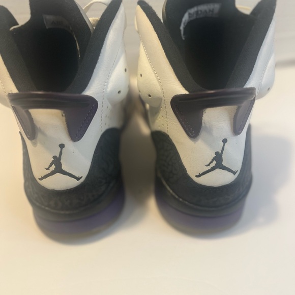 Air Jordan White and Purple Sneakers main image 12